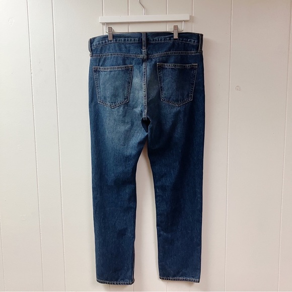 NWT OLD NAVY Mens Slim Jeans SIZE 34 X 30 Built In Tough 100% Cotton Blue Denim - Picture 3 of 11